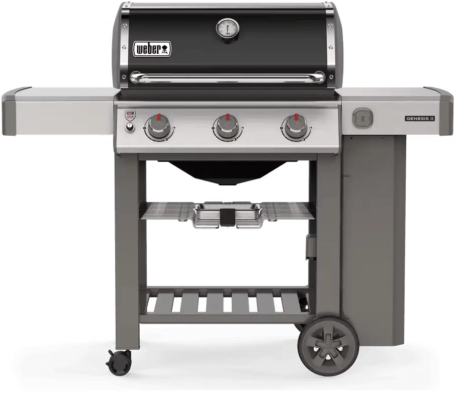 91141825 Газовый гриль Weber Genesis II E-310 GBS черный STLM-0954139
