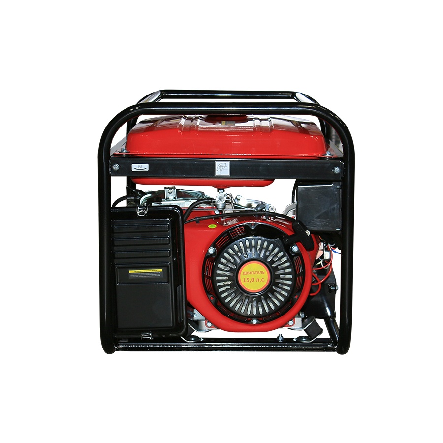 65277 Калибр Бензиновый электрогенератор БЭГ-6500А/220/380  - Вид №3