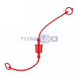 1/2in, заглушка для БРС серии А, ISO 7241-A, гибкий пластик TL4A-DP TITAN LOCK