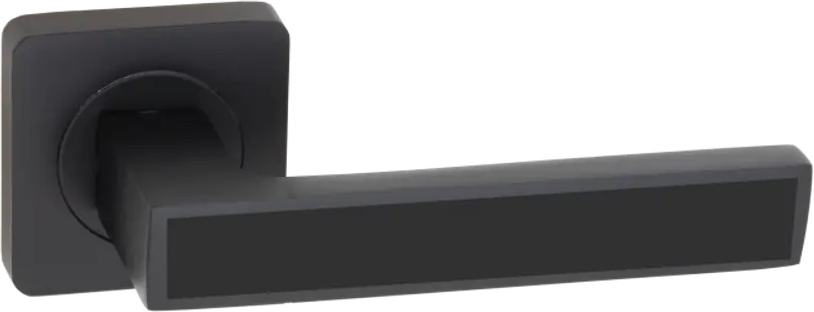 91300110 Ручка на раздельном основании Vettore R06.120 MBP BL Черный матовый Черная вставка STLM-0894548