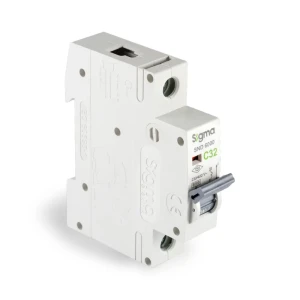 91228128 Автоматический выключатель Sigma elektrik 1P C32 А 6 кА 6SM132C STLM-1109292