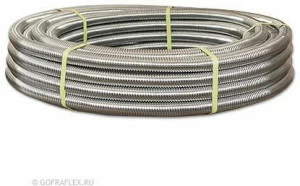 Гофрированная труба из нержавеющей стали 20МЭл Flexible hose Россия