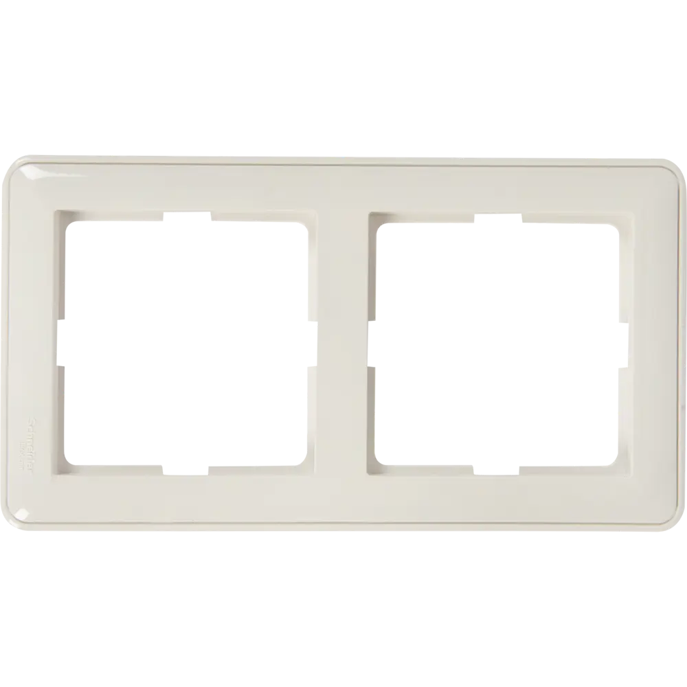 Двухместная рамка SYSTEME ELECTRIC W59 для розеток и выключателей 18799164 STLM-0012742