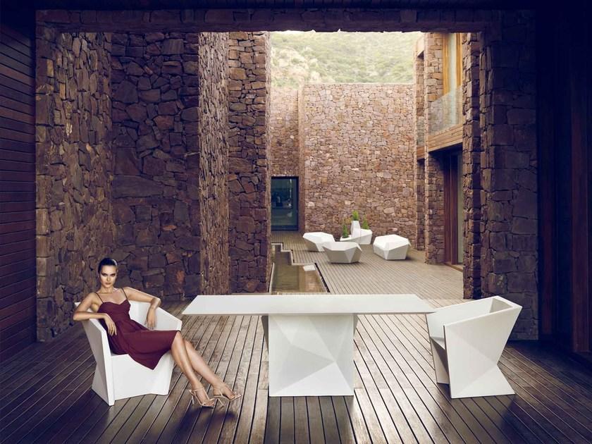 VONDOM Садовое кресло из полипропилена с подлокотниками Faz sun-id-1465239 - Вид №5