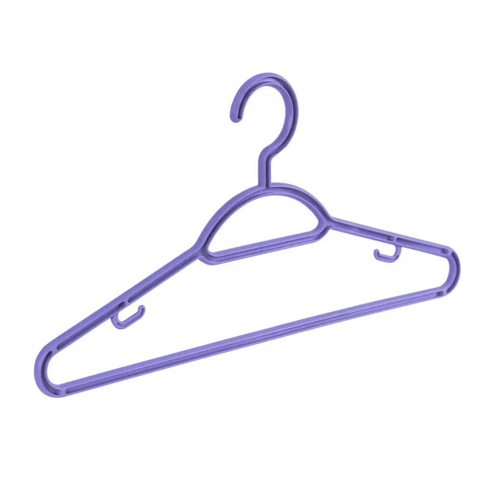 Плечики Martika 42x20.6 см полипропилен цвет фиолетовый STLM-2188668 - Вид №1