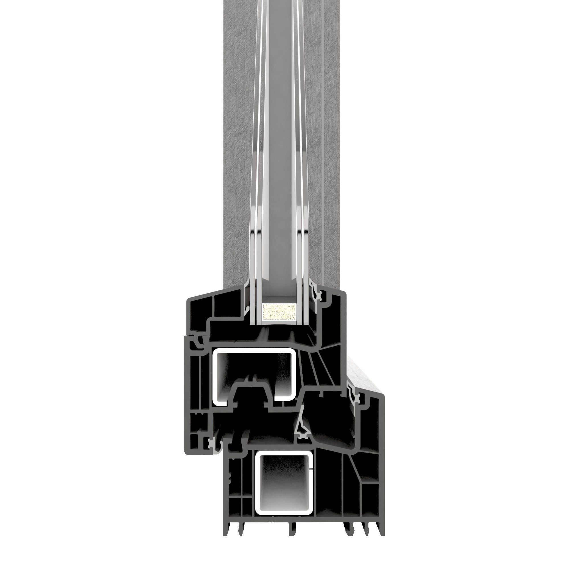 ПВХ распашная дверь-окно NURITH DOMUS ARCH-00037253 - Вид №4