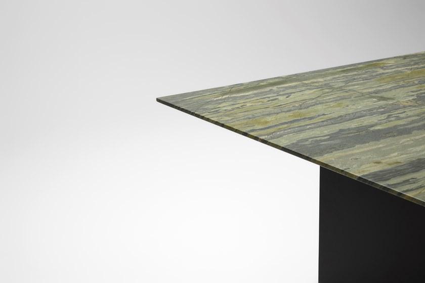 Ross Gardam Прямоугольный стол из алюминия и кварцита Breeze Bd01 - Вид №3