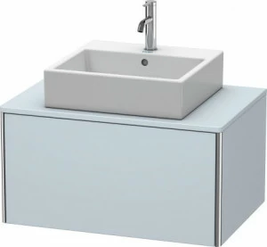 XS490009797 XSquare Тумбочка для подвесной консоли Светло-голубой шелковисто-матовый лак