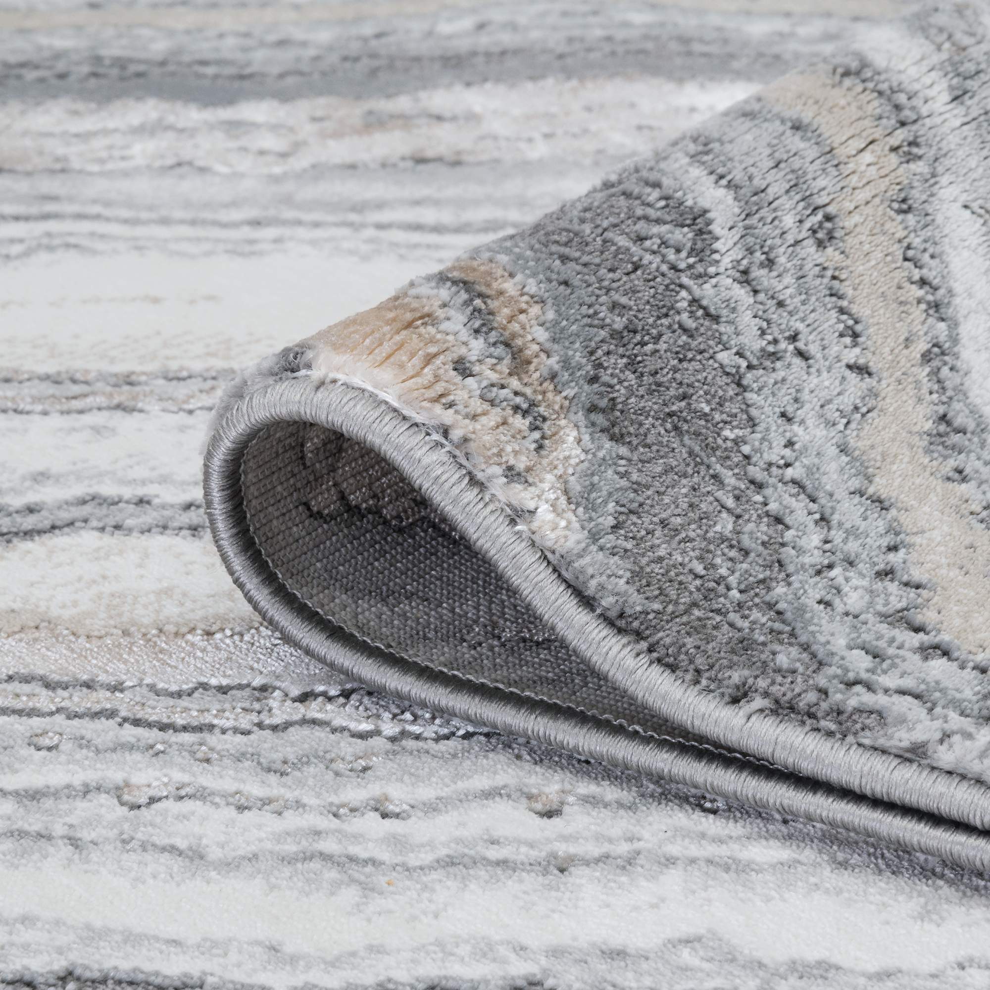 82656418 Ковер полиэстер Granada 33368 80x150 см цвет серый STLM-0032939 Santreyd  - Вид №2