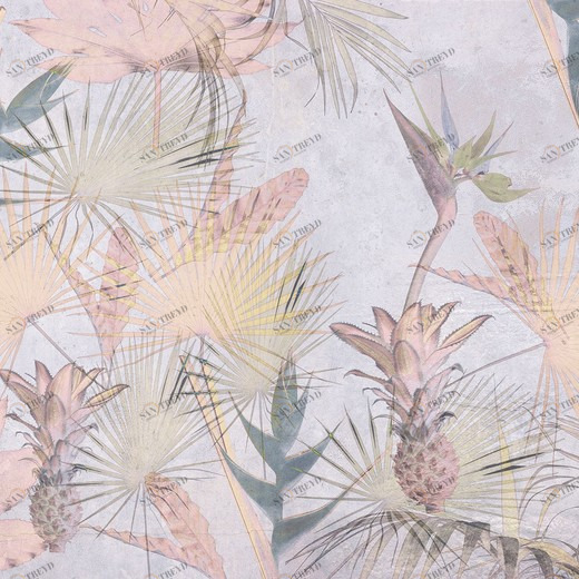 8-212-Tropical-Concrete Фотообои Komar 3.68х2.54 м 8212TROPICALCONCRETE