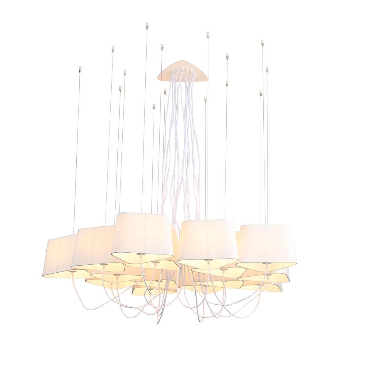 Люстра подвесная белая 15 ламп ST Luce Ambrela SL1110.503.15 ST LUCE ДИЗАЙНЕРСКИЕ, AMBRELA 00-3834380 Белый  - Вид №1