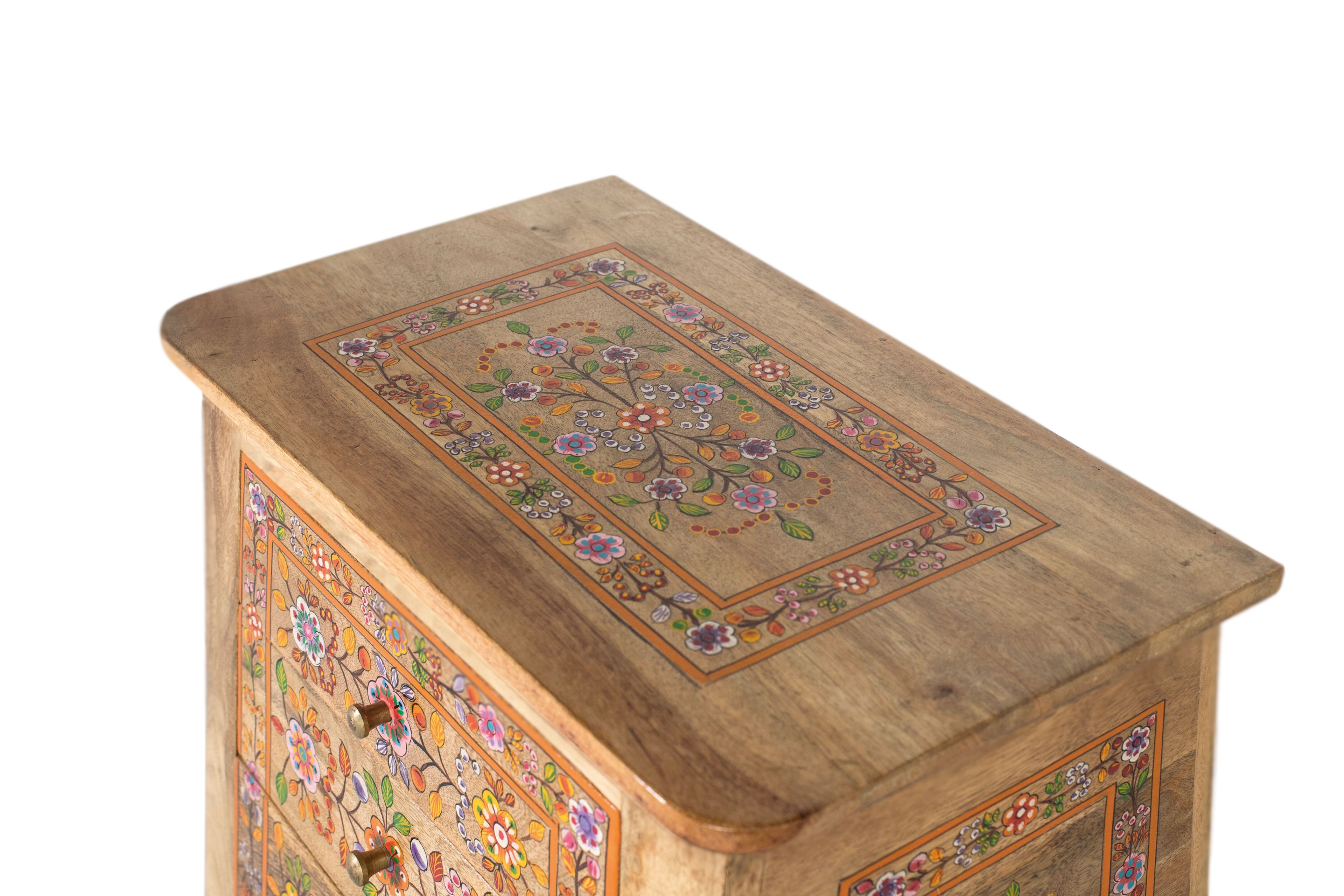 Тумбочка из манго с ящиками Giner y Colomer 1800 ARCH-00040434 - Вид №1