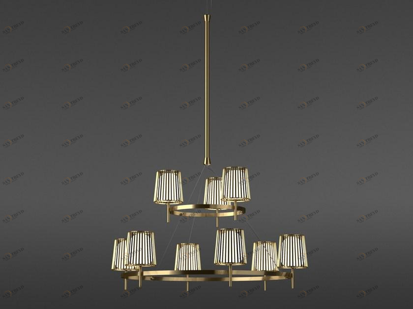 Quasar Люстра из латуни с отраженным светом Julia sun-id-1491883