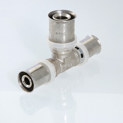 VTm.231.N.322026 Пресс-фитинг – тройник Valtec 32 х 20 х 26 мм  - Вид №3