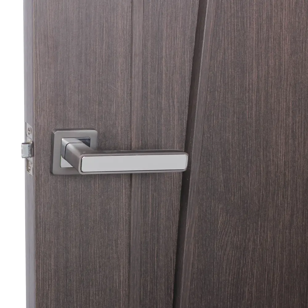 Ручка дверная на розетке MARS QR/HD GR/CP-23, цвет графит/хром PUNTO STLM-2200960 - Вид №4