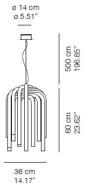 Quadrifoglio Подвесной светильник из металла sun-id-1467093 - Вид №1