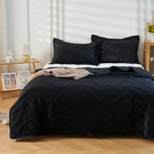 91610243 Покрывало Arya home Lady 250x260 см полиэстер цвет черный STLM-1497895
