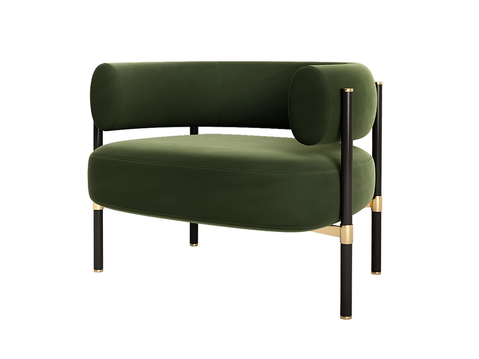 Бархатное кресло с подлокотниками ANA ROQUE INTERIORS Elegance ARCH-00143816