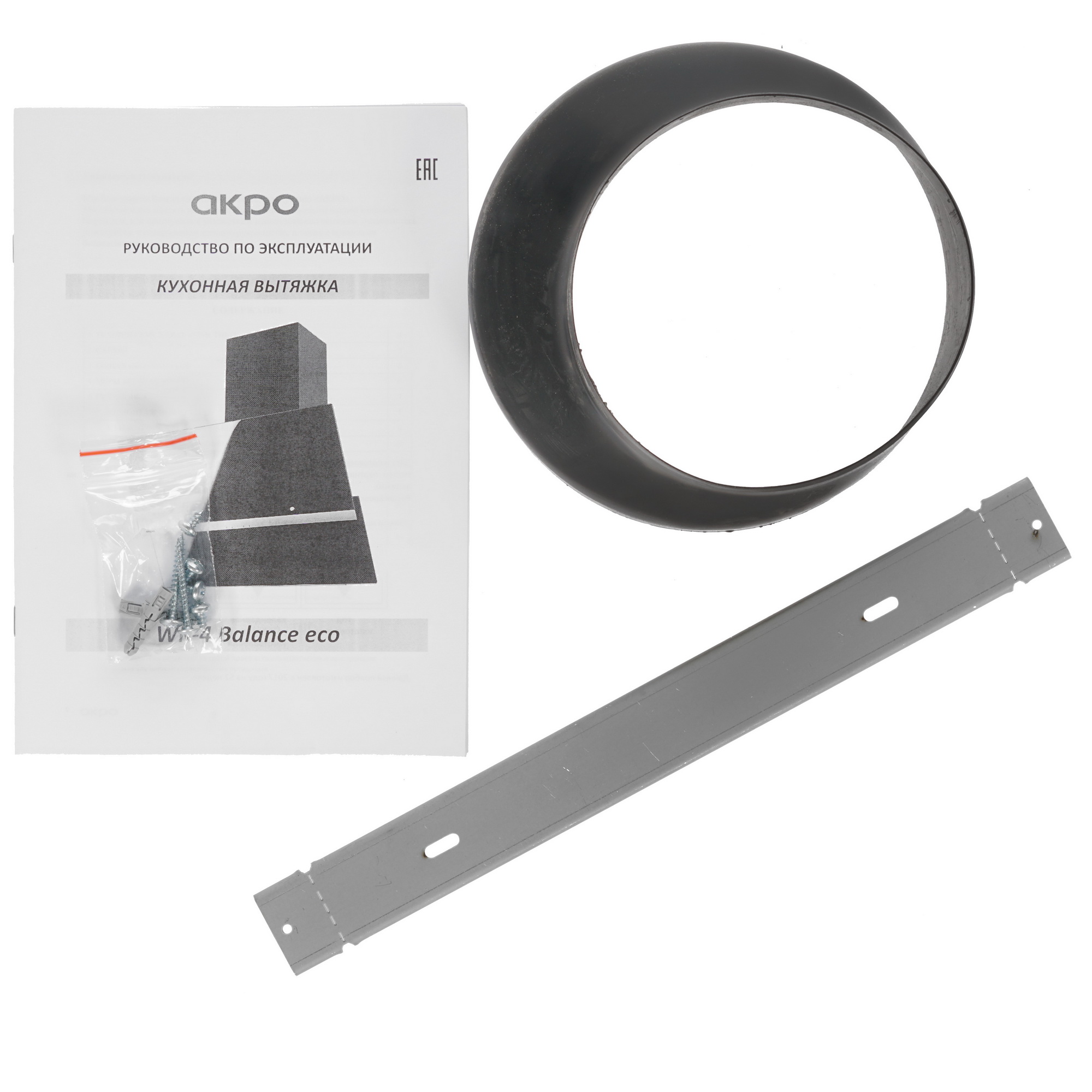 8167552 Вытяжка наклонная Akpo WK-4 Balance eco белый/серебристый STDN-0091253 - Вид №10