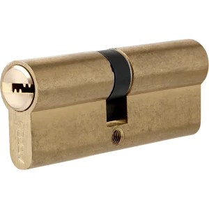 Цилиндр Apecs SM-60, 30х30 мм, ключ/ключ, цвет золотой