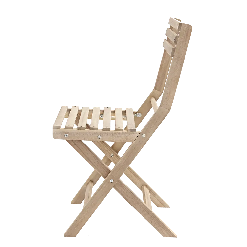 Набор садовой мебели Naterial Origami складной акация: стол и 2 стула STLM-2011954 - Вид №8