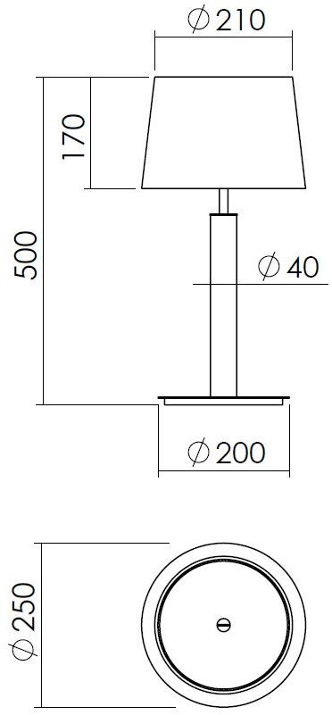 NEXO LUCE Настольная лампа из металла Oxen table lamp 2114d0 - Вид №4