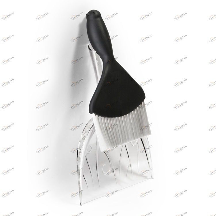 Совок черный прозрачный для уборки крошек Sparrow QUALY  00-3871255 Черный 