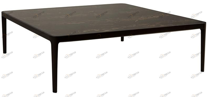 Tonin Casa Низкий квадратный журнальный столик из керамогранита sun-id-1500508