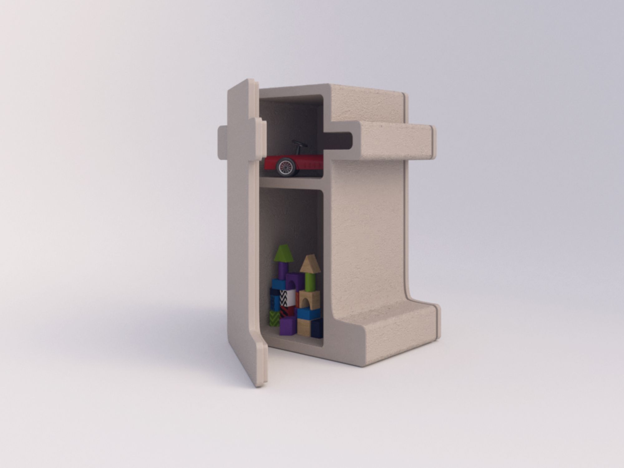 Мебель контейнеры в бетонной конструкции Voltan 555 ARCH-00021949 - Вид №134