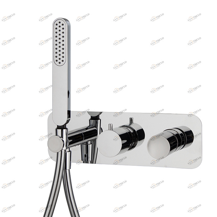 F4179X2 Встроенный смеситель для душа 2 источника с душевым комплектом FIMA CARLO FRATTINI Nomos Go 