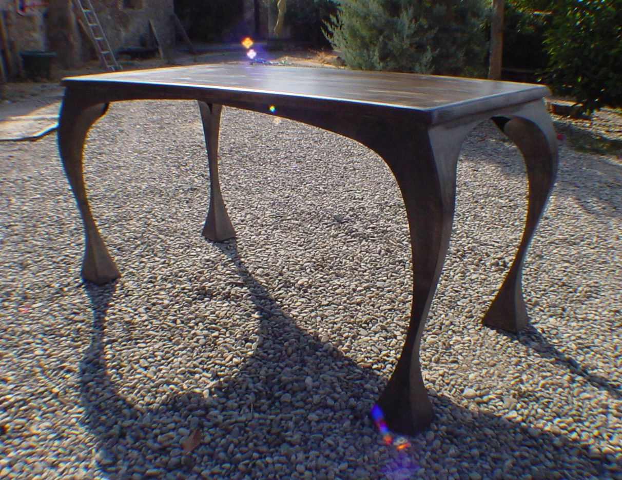 Прямоугольный стальной стол ICI ET LÀ Металлическая мебель ARCH-00110591 - Вид №1