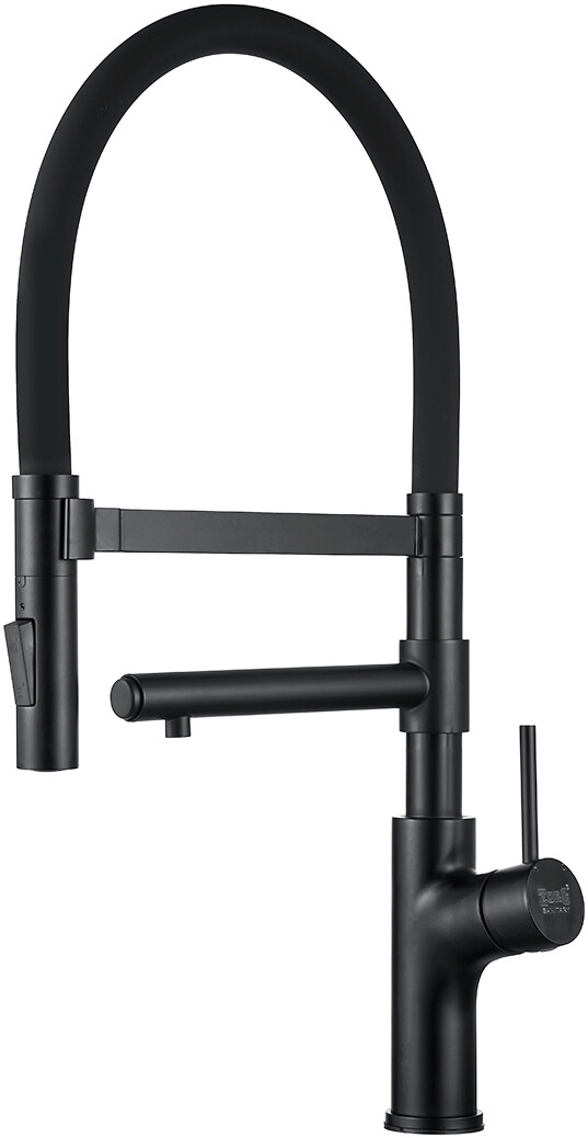 Смеситель ZorG Magnit SZR-1010 GRAFIT для кухонной мойки, графит