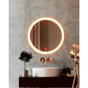 Зеркало для ванной Omega Glass Тип 4 SD644 с подсветкой 60 см круглое