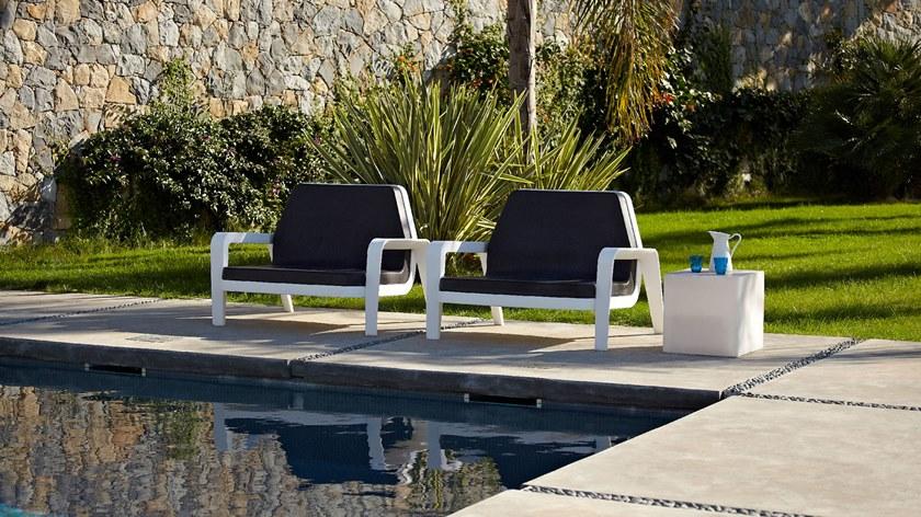 SLIDE Садовое кресло из полиэтилена с подлокотниками sun-id-1396587 - Вид №2