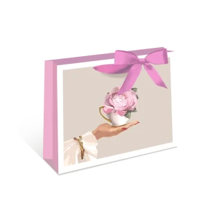 Подарочный пакет Арт и дизайн 23x18x10 см цвет разноцветный