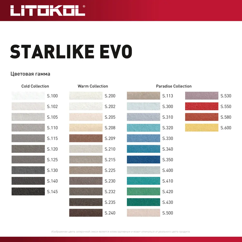 Litokol Starlike Evo - эпоксидная затирка и клей для плитки серый бетон 2 кг 82860193 STLM-0037250 - Вид №5