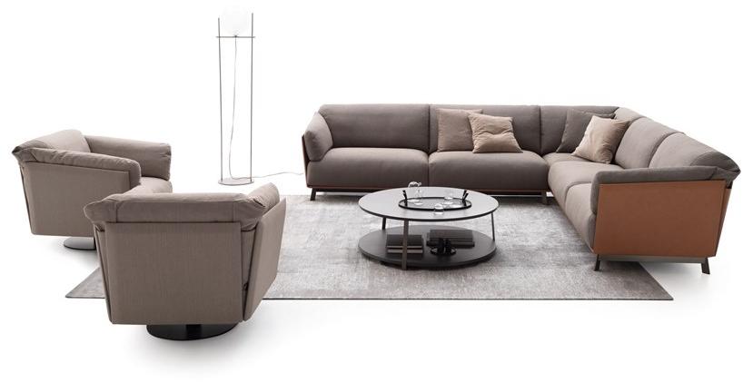 Ditre Italia Кресло на козелке из ткани с подлокотниками Kailua sun-id-1462334 - Вид №2