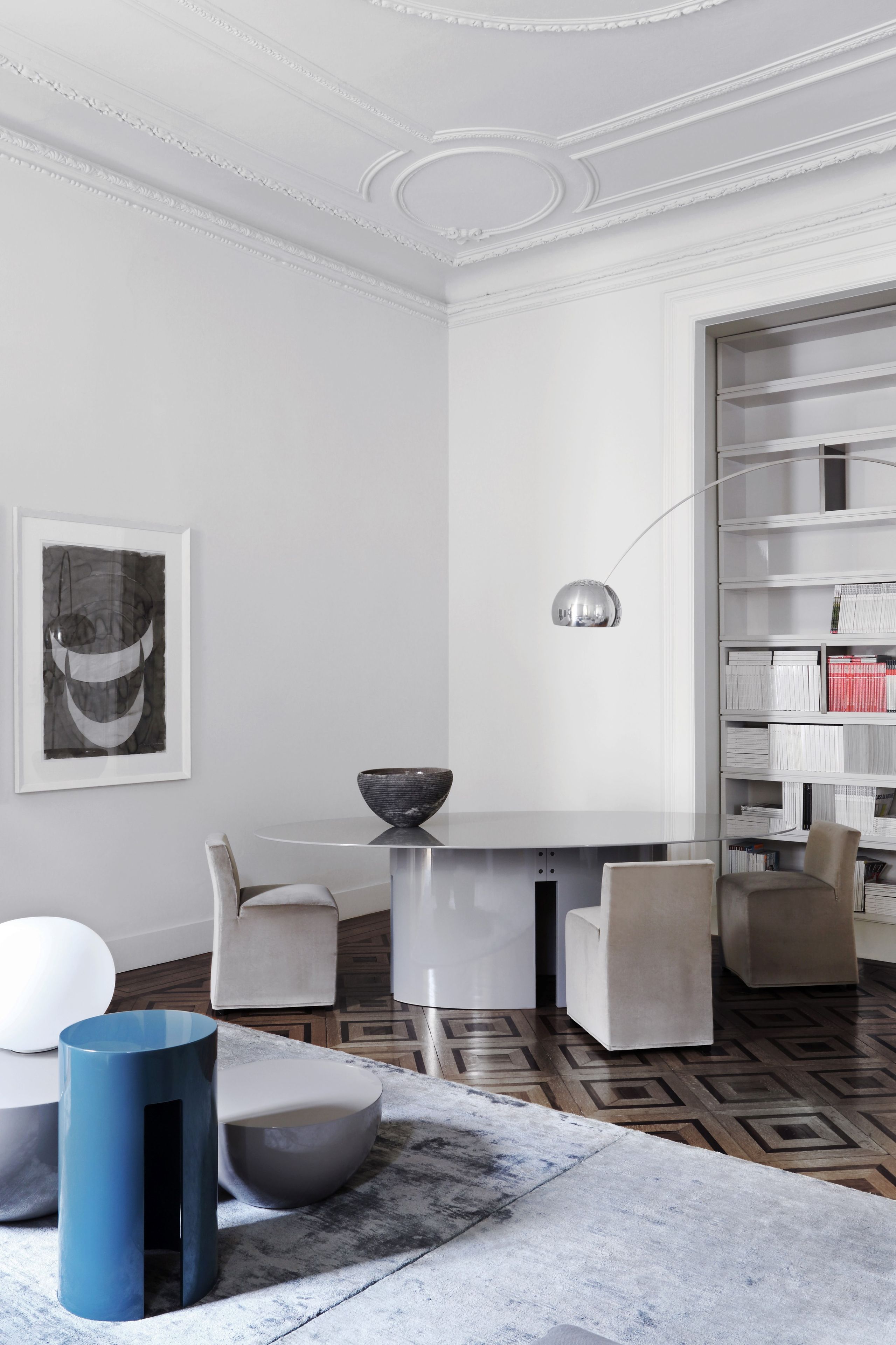 Овальный деревянный обеденный стол Meridiani ARCH-00046952 - Вид №1