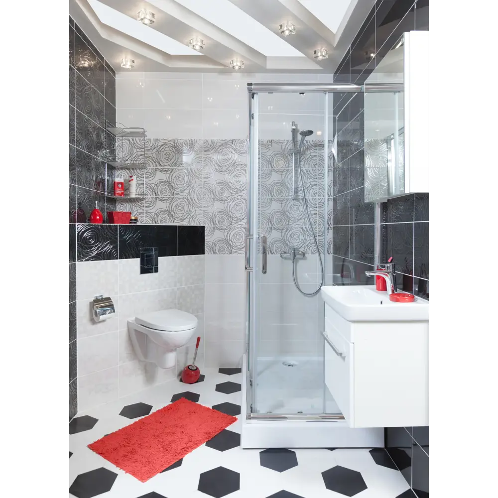 Вставка «Ночь» 25х50 см цвет черный BELANI STLM-2169992 - Вид №3