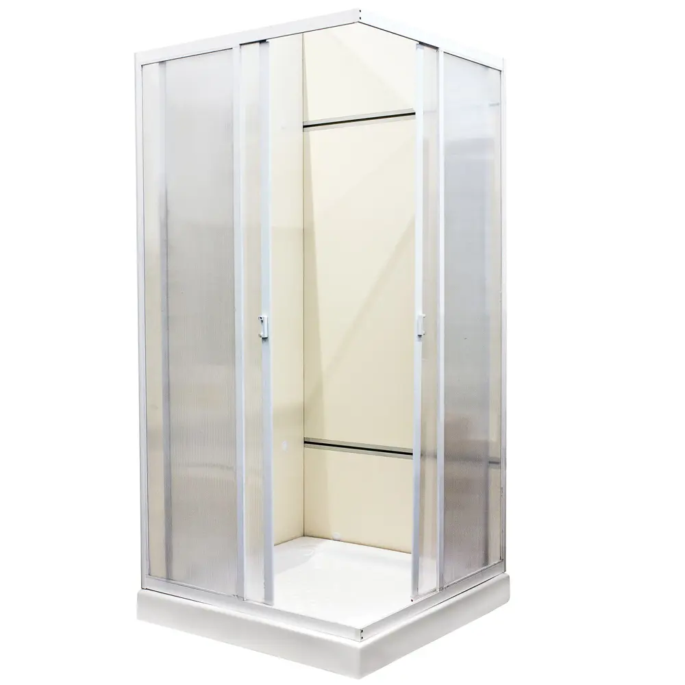 METAKAM Душевой угол квадратный 89×89 см с раздвижными дверями 12073514 STLM-0001725 - Вид №3