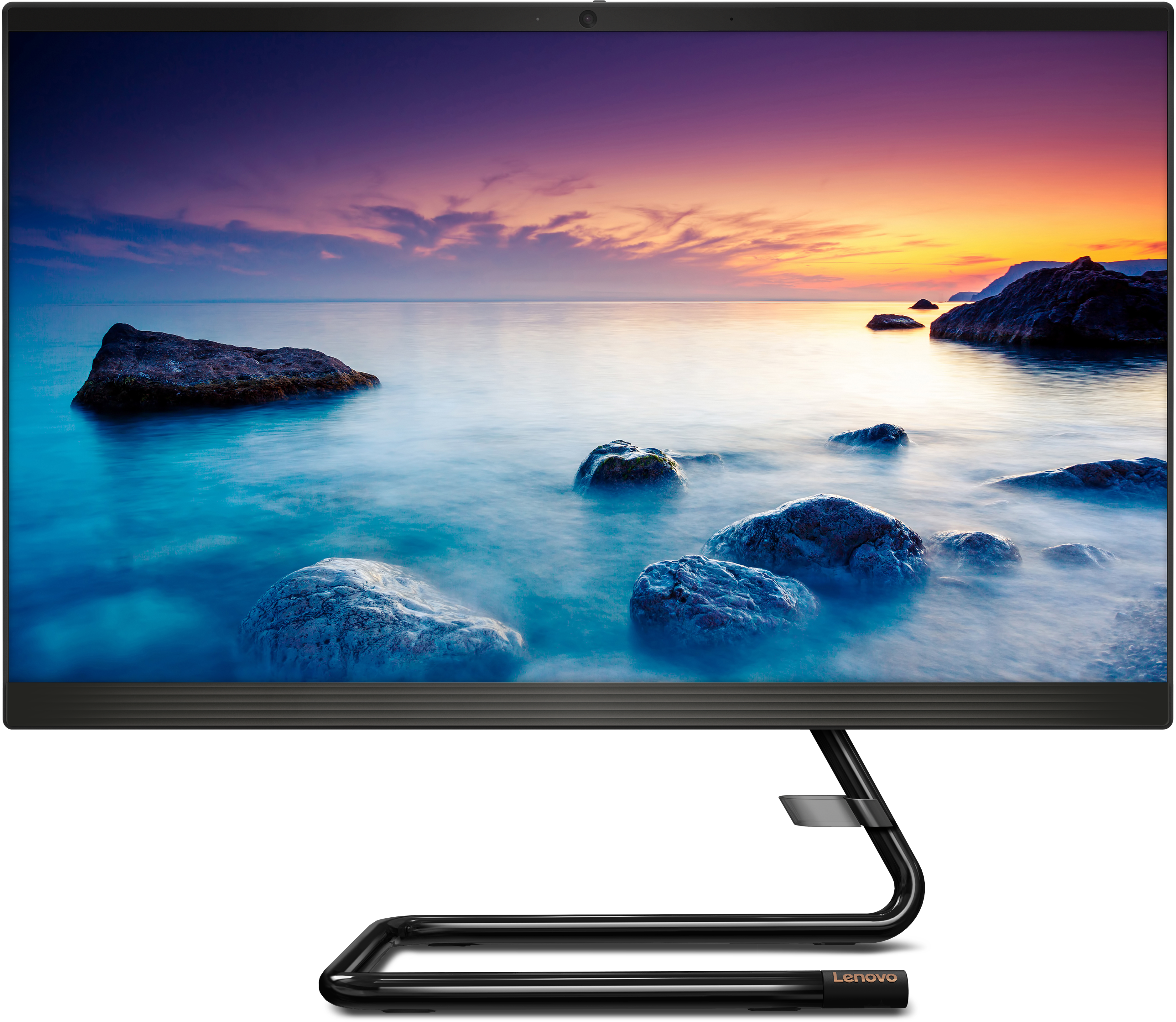 F0EX000YRK ideacentre aio 3 22ada05 21.5"(1920x1080)/amd ryzen 5 3500u(2.1ghz)/4096mb/1000+128ssdgb/dvdrw/int:amd radeon vega 8 /bt/wifi/war 1y/5.28kg/black/dos + клавиатура, мышь usb Lenovo Santreyd  - Вид №3