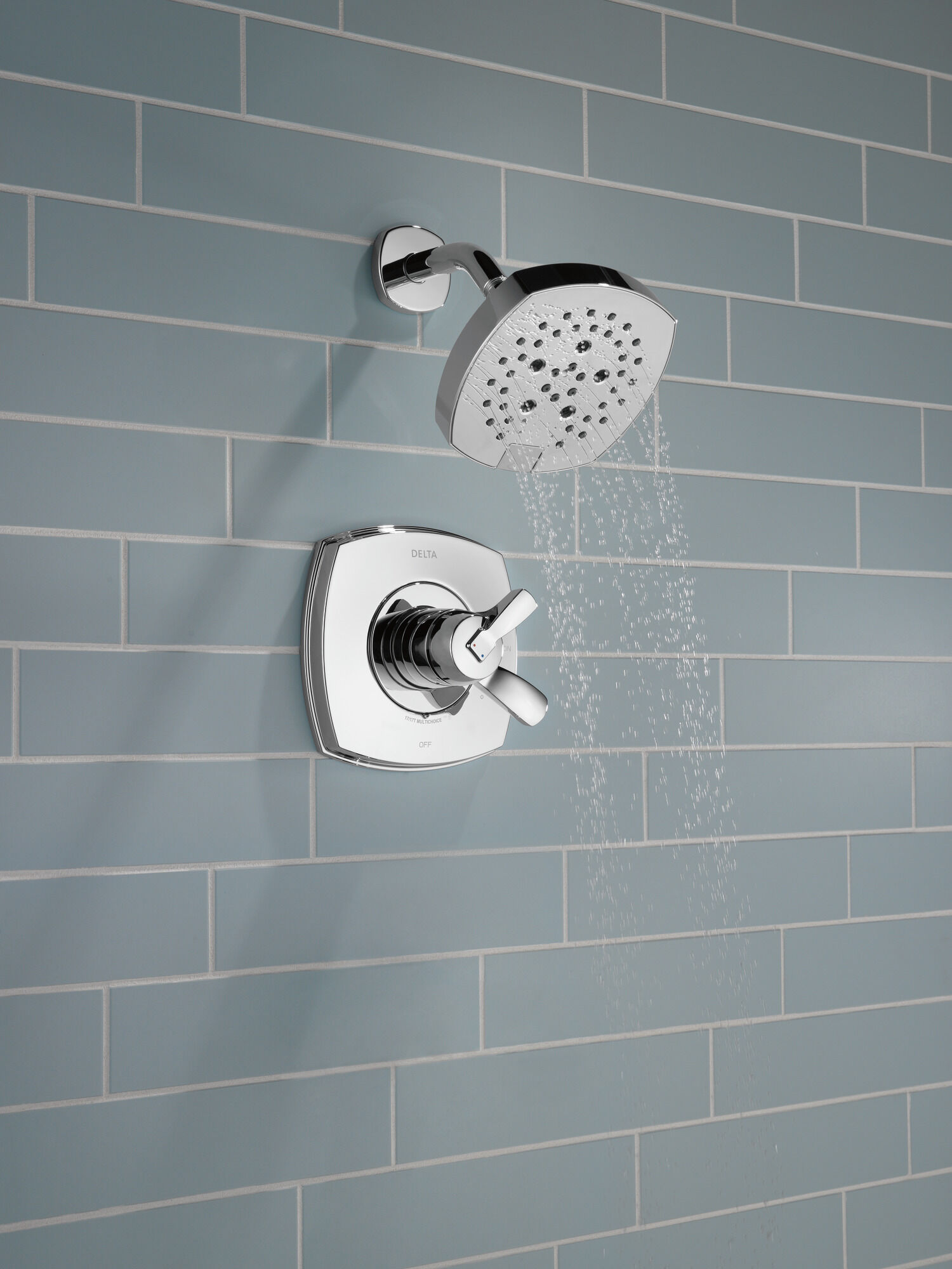 T17276 Только душ серии 17 Delta Faucet Stryke Хром  - Вид №7