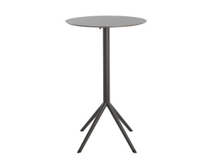 Высокий круглый стол с откидным верхом из HPL