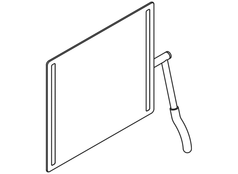 802.01.400R Светодиодный наклон HEWI Spiegel  - Вид №17