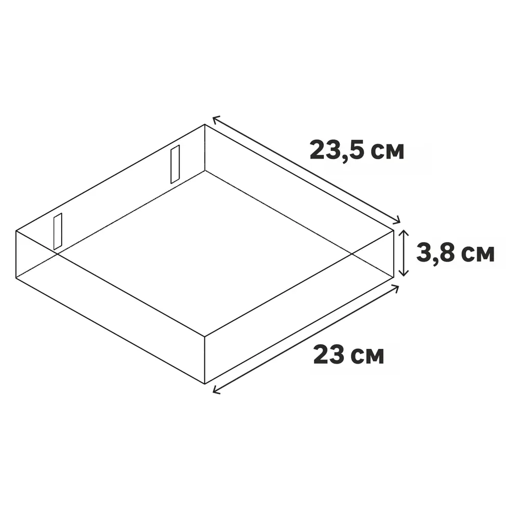 Полка настенная Spaceo White 23x23.5 см МДФ цвет белый 82877512 STLM-2010120  - Вид №10