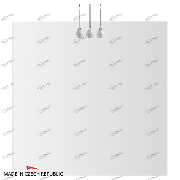 Зеркало со светильниками (75х75 см) ELLUX (Чехия) CRY-A3 0210 sun-id-561526