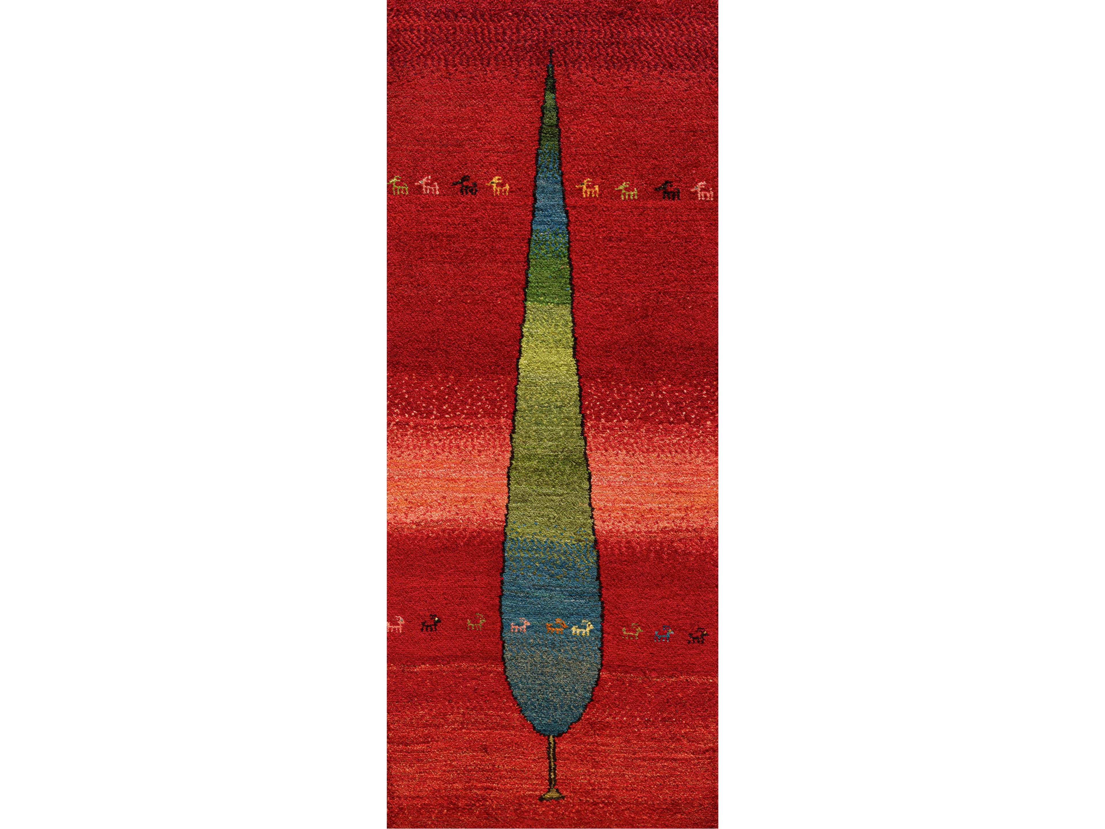 Прямоугольный ковер из ткани на заказ Zollanvari Gabbehs Flora &amp ARCH-00129000 - Вид №1