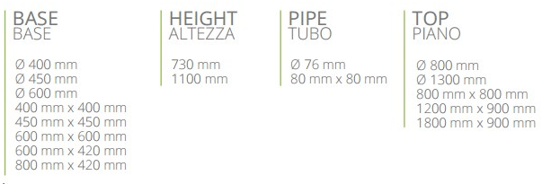 Vela Arredamenti Железный стол Weld sun-id-1451409 - Вид №3