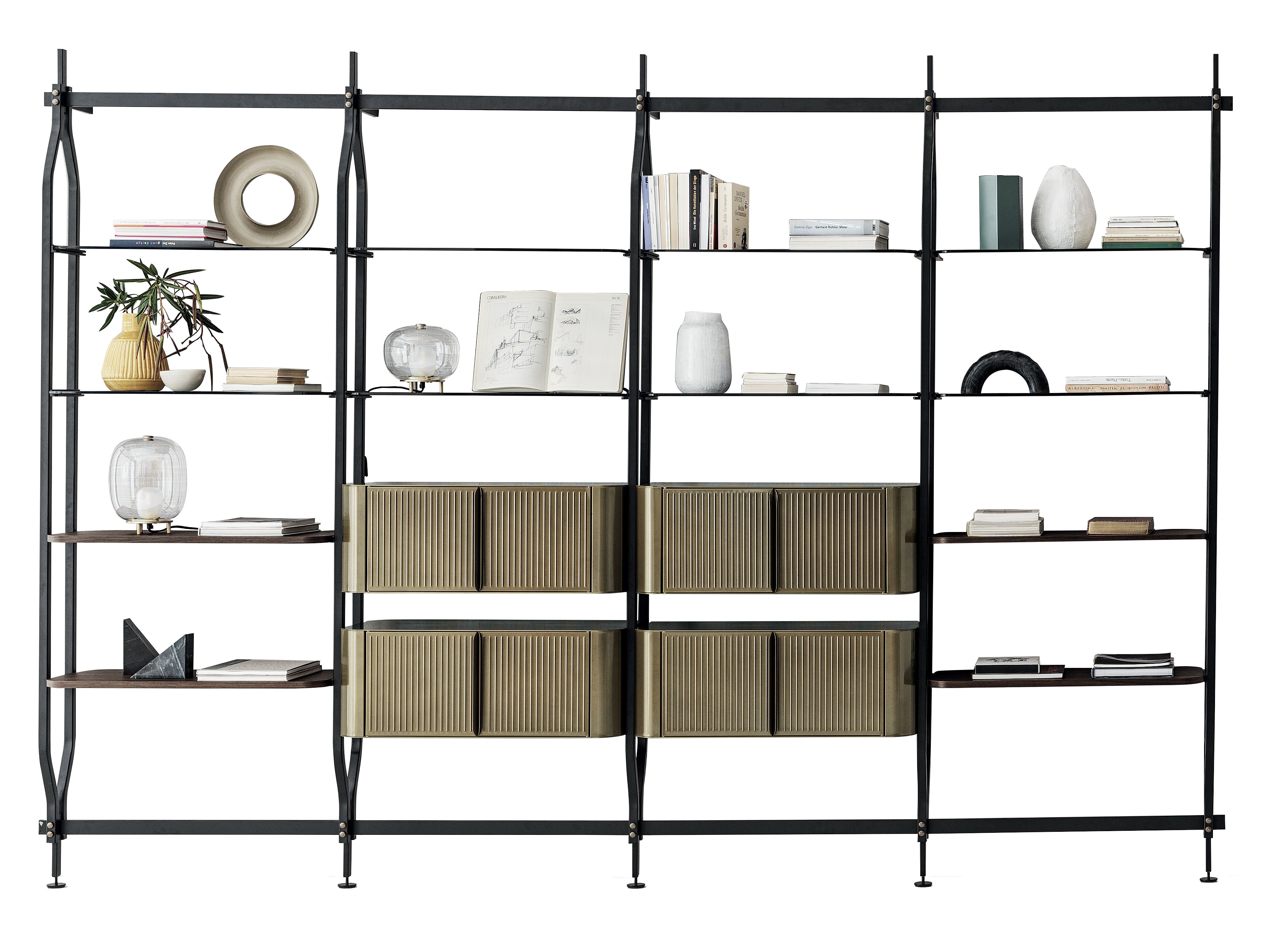 Стальной книжный шкаф Bontempi Casa CHARLOTTE ARCH-00062394