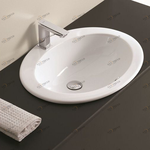 ELL001 Накладная раковина под столешницу  овальная ArtCeram 